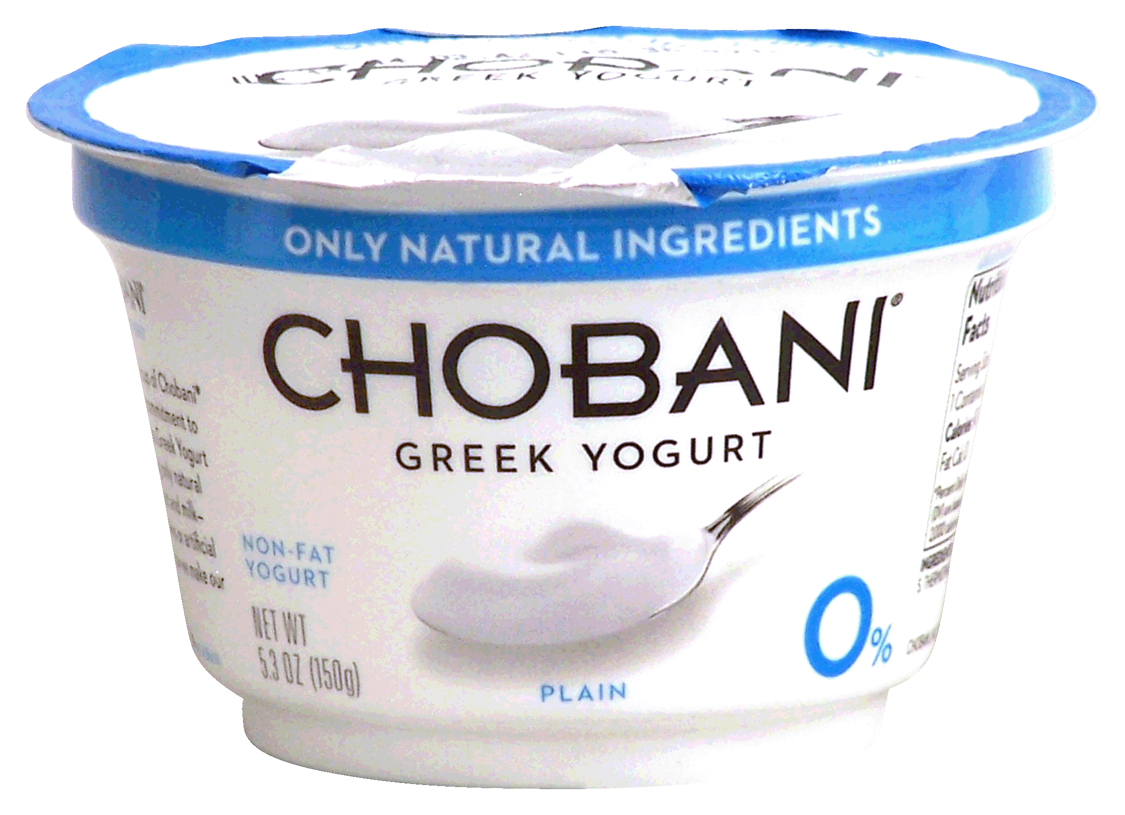 Chobani Greek Yogurt non-fat plain greek yogurt Full-Size Picture